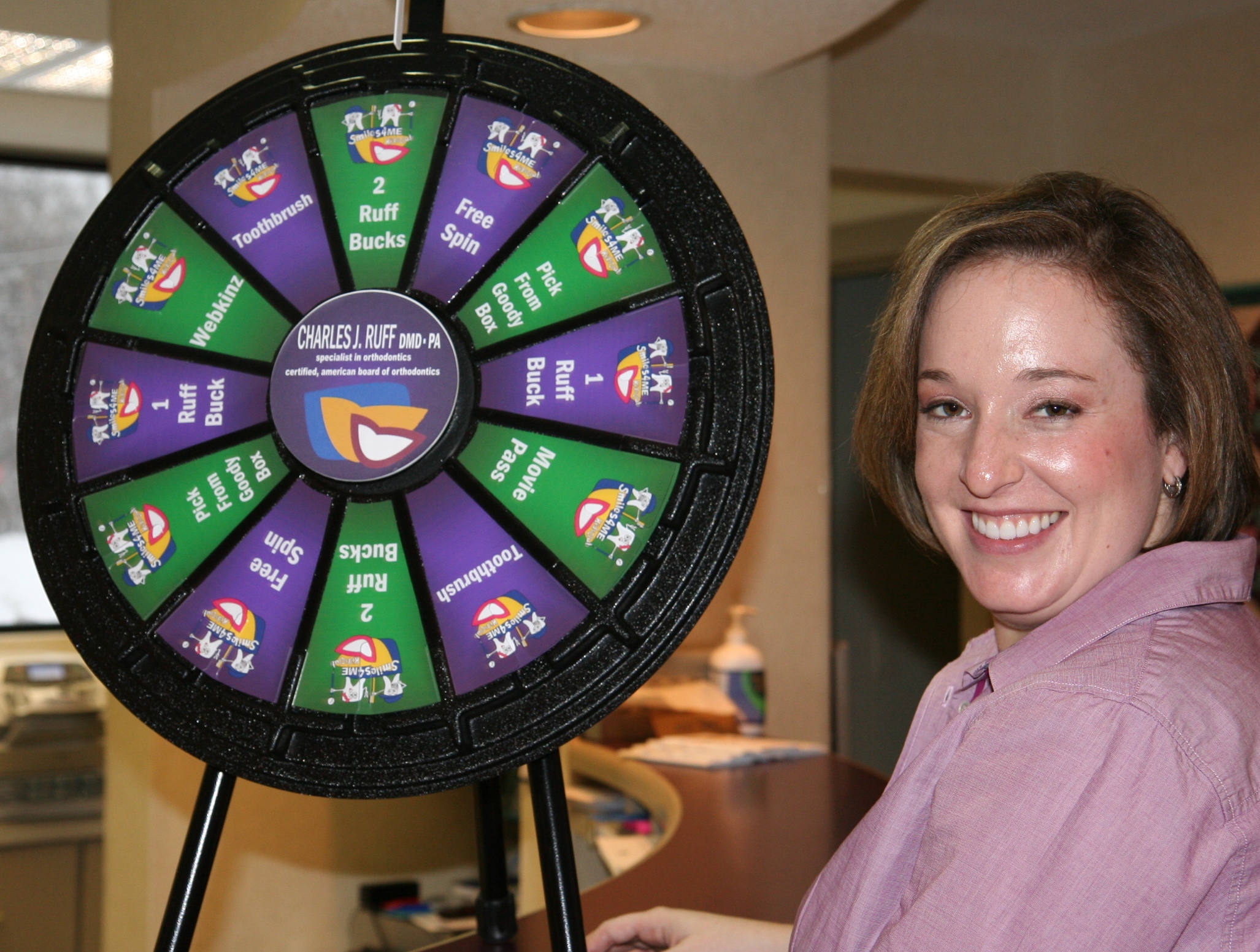 Dr. Charles Ruff Prize Wheel